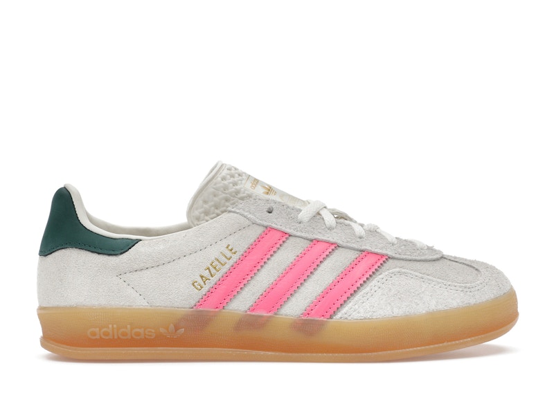 adidas Gazelle Indoor White Off White Lucid Pink (Women's