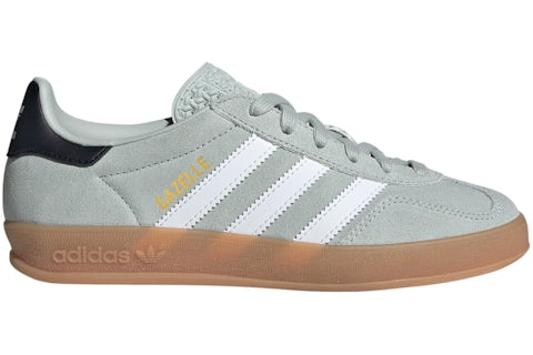 adidas Gazelle Indoor Wonder Silver Cloud White Core Black (GS) - JP8764 - US adidas Gazelle Indoor Wonder Silver Cloud White Core Black (GS) - JP8764 - US