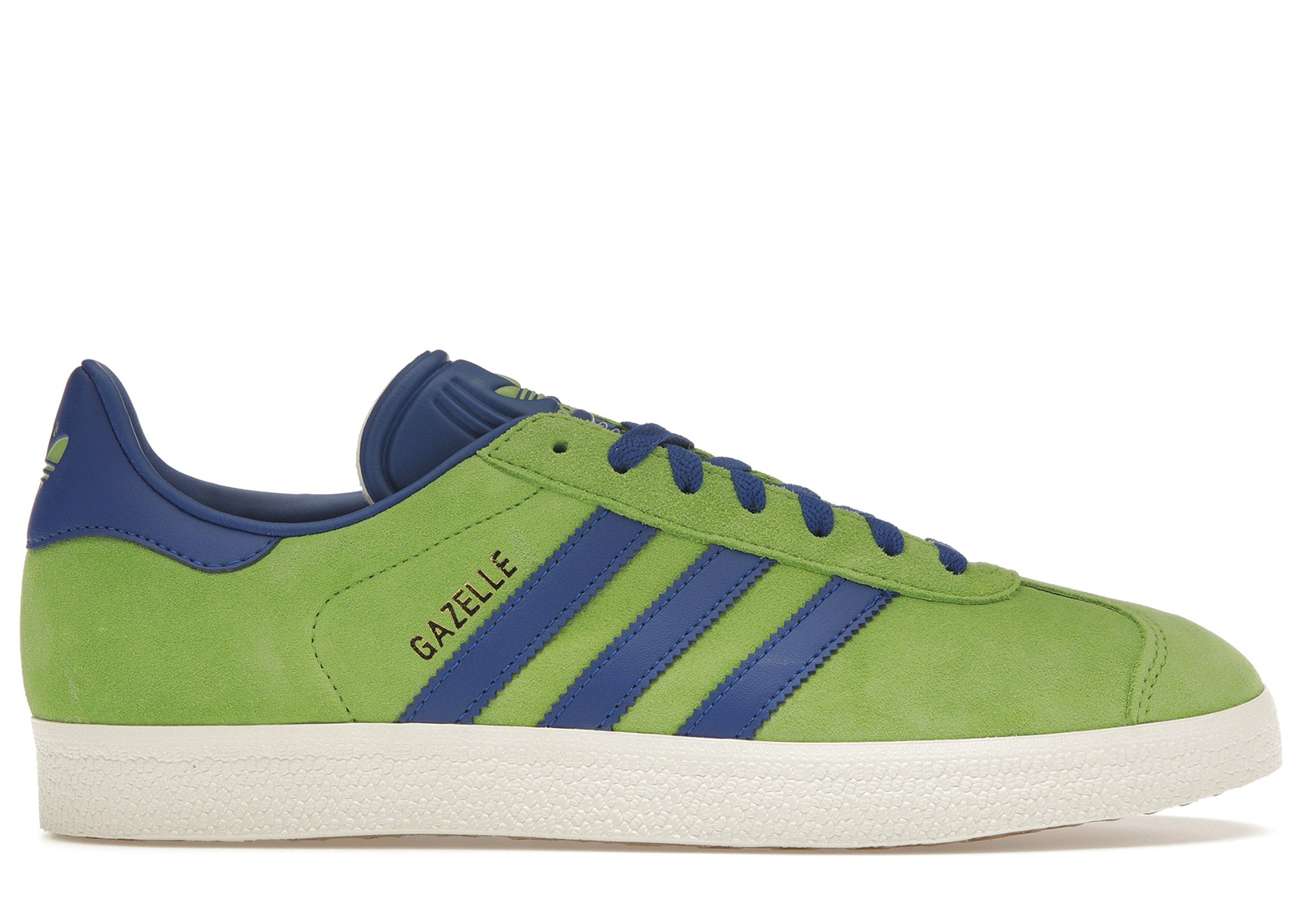 Adidas blue and sales lime green shoes