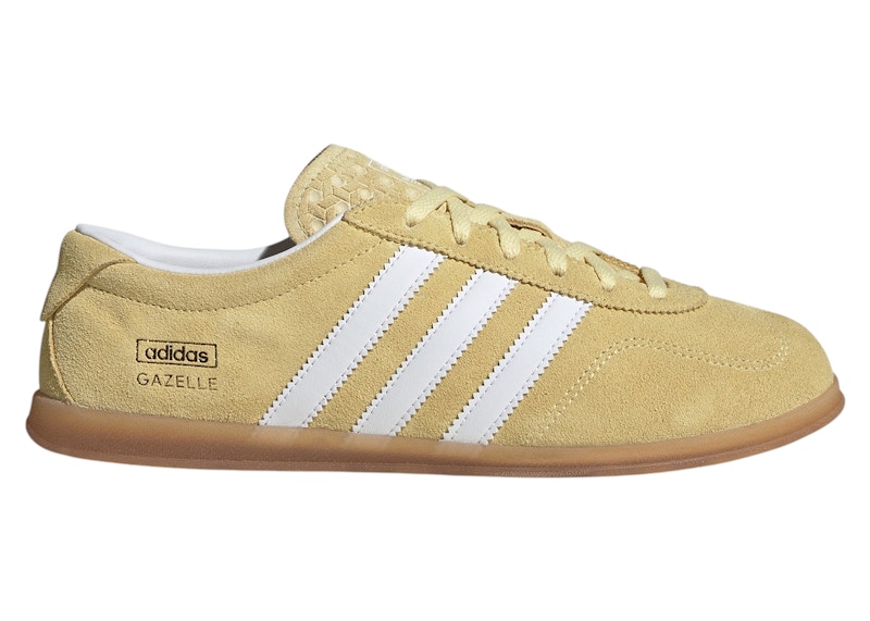 ★ Adidas ★ Gazelle Gold llic Chalk White Gum adidas Gazelle (White/Gold/Gum) - Releases