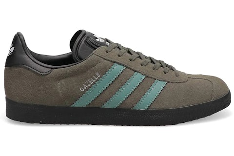 adidas Gazelle Olive Green Black Men's - GX2209 - US adidas Gazelle Olive Green Black Men's - GX2209 - US