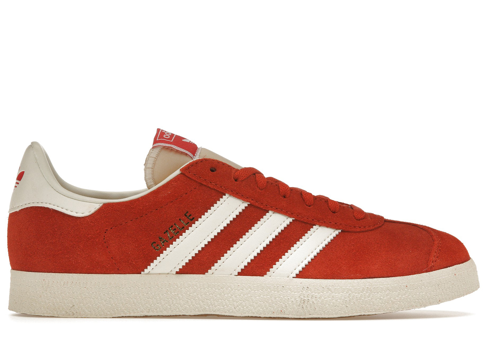 adidas gazelle trainers white red