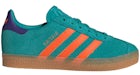 adidas Gazelle Pure Teal Impact Orange Collegiate Purple (PS)