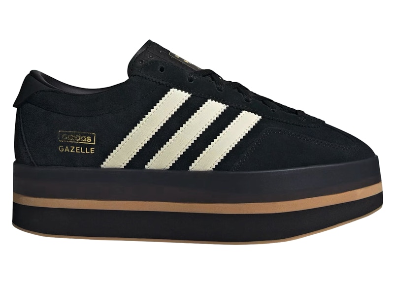 adidas Gazelle Stack Black Cream White Womens