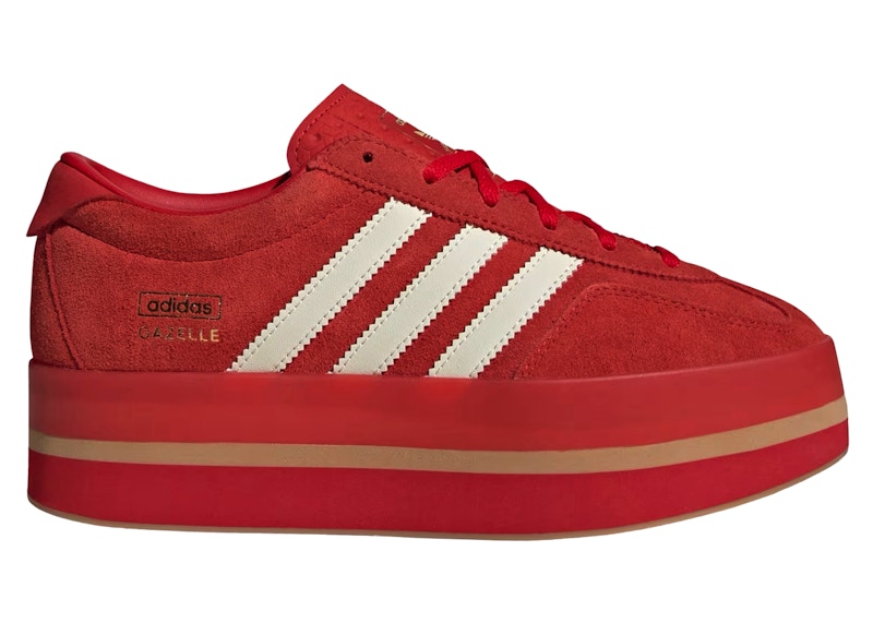 adidas Gazelle Stack Red Cream White Womens