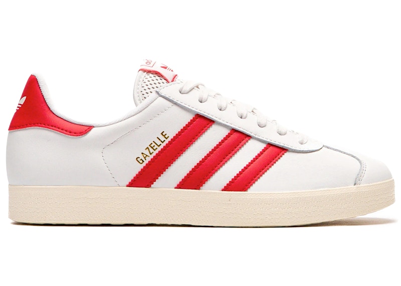 adidas Gazelle White Better Scarlet Men's - JH5399 - US