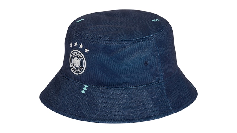 adidas Germany 26 Bucket Hat Collegiate Navy/Flash Aqua/White adidas Germany 26 Bucket Hat Collegiate Navy/Flash Aqua/White