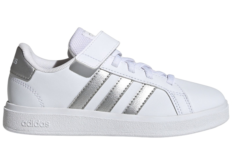 Pre-owned Adidas Originals Grand Court 2.0 Sneakers In Cloud White/matte Silver