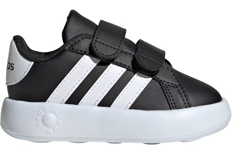adidas Grand Court Core Negro Cloud Blanco (para niños