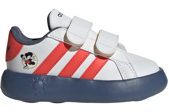 adidas Grand Court 2.0 Disney Mickey Cloud Weiß Bright Rot Preloved Ink (TD)