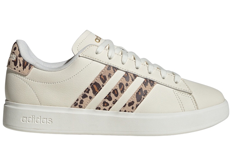 Pre-owned Adidas Originals Grand Court 2.0 (women's) Sneakers In Off White/magic Beige/matte Gold
