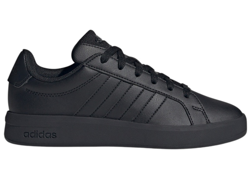 Adidas Grand Court 3.0 Black Sneakers in Core Black