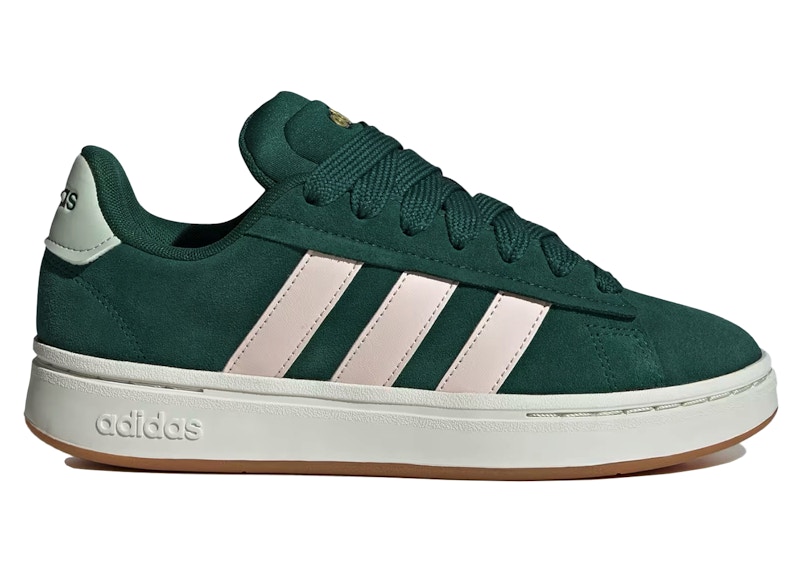 Pre-owned Adidas Originals Grand Court Alpha 00s (women's) Sneakers In Collegiate Green/wonder Quartz/linen Green