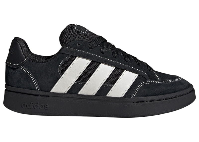 Men's Adidas Grand Court Alpha Black White Sneakers in Core Black/Core White/Carbon