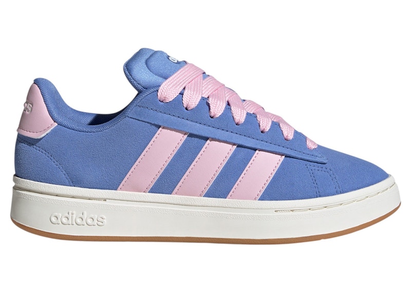 adidas Grand Court Alpha Blue Fusion Clear Pink Gum (Women's