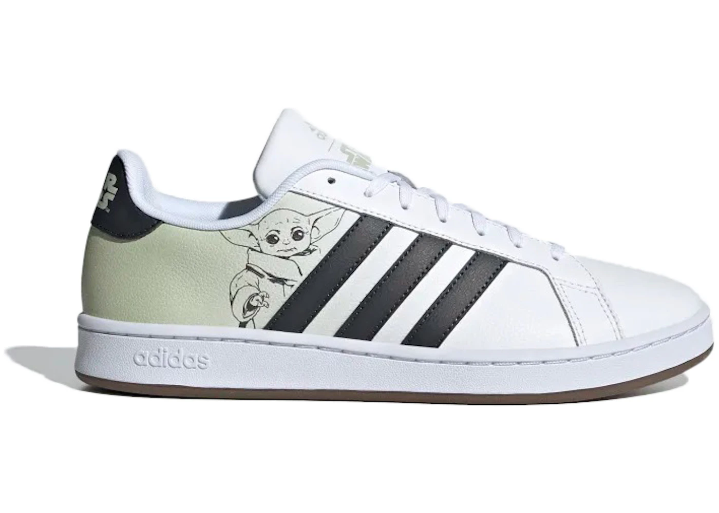adidas Grand Court Baby Yoda Men's H02554 US - Main Image