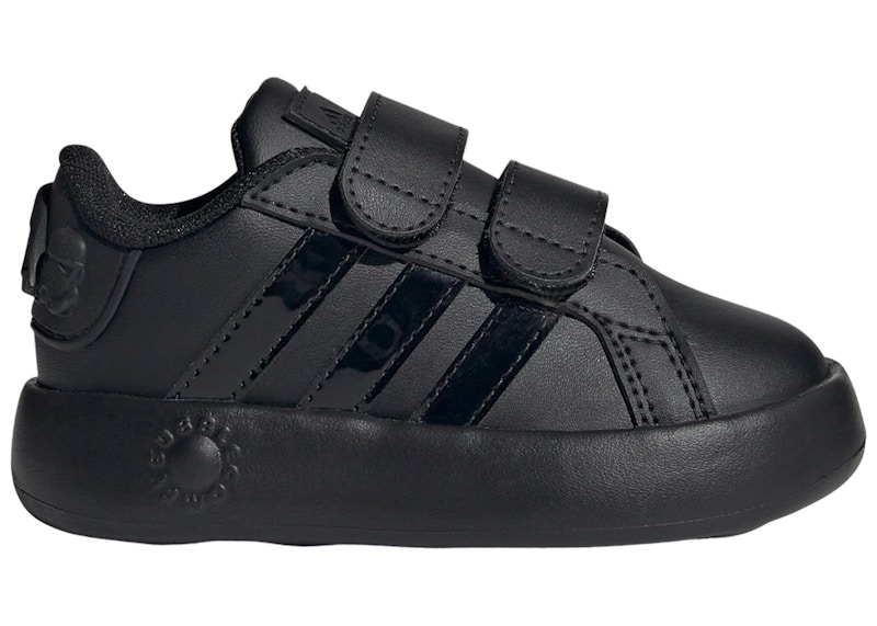 Pre-owned Adidas Originals Grand Court Cf Star Wars Sneakers In Core Black