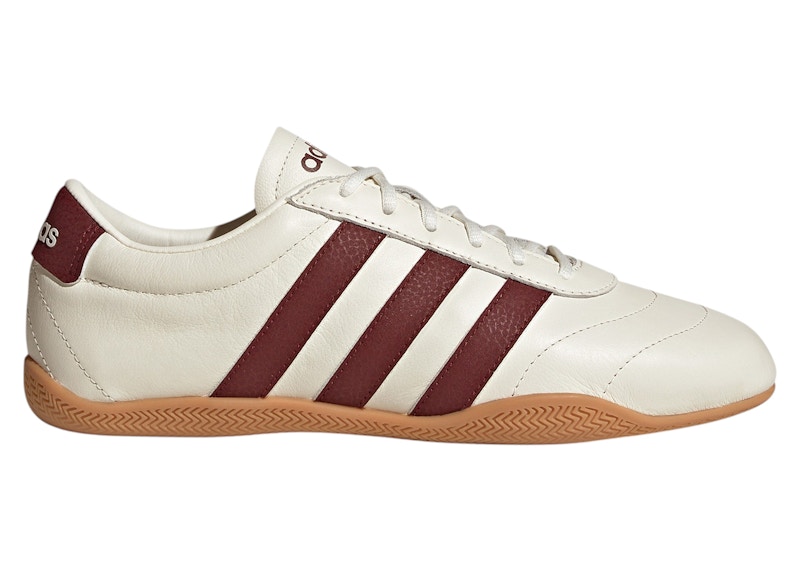 adidas Grand Court Lo Off White Shadow Red (Women's) - JQ9687