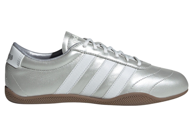 ラ　サディース adidas Grand Court Lo Silver Metallic Crystal White Gum