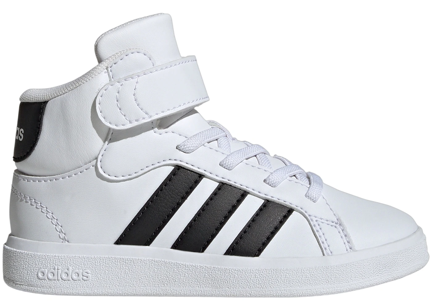 adidas Grand Court Mid Cloud White Core Black (GS) IE3862 US