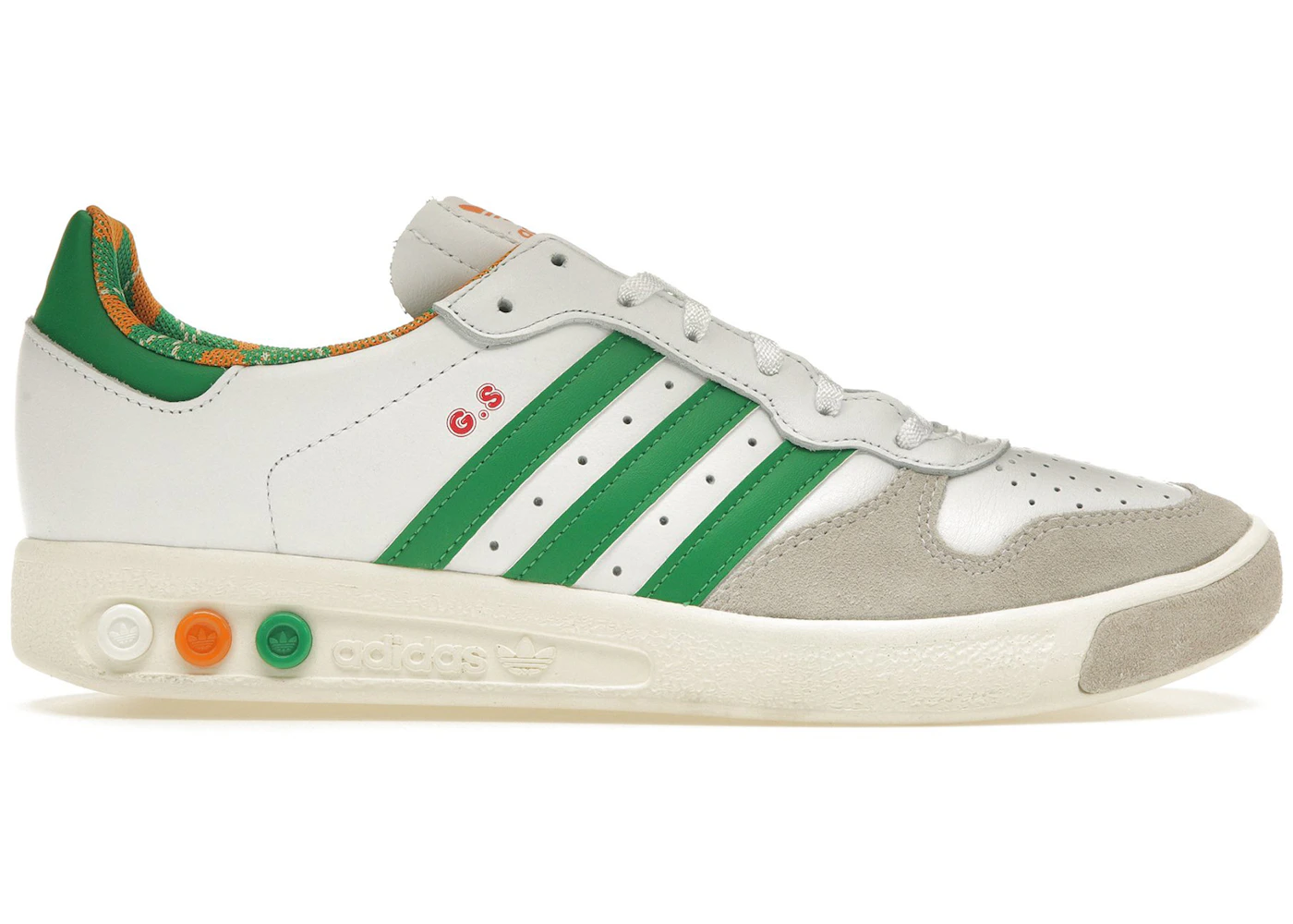 adidas Grand Slam White Green Gold Men's GW5772 GB