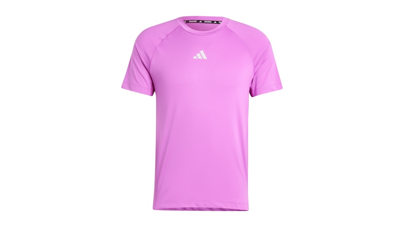 adidas Gym T-Shirt Purple Burst Men's - SS25 - US