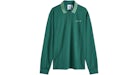adidas Half Zip Polo Collegiate Green