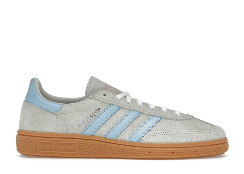 Pre-owned Adidas Originals Handball Spezial (women's) Sneakers In Alumina/clear Sky Blue/gum