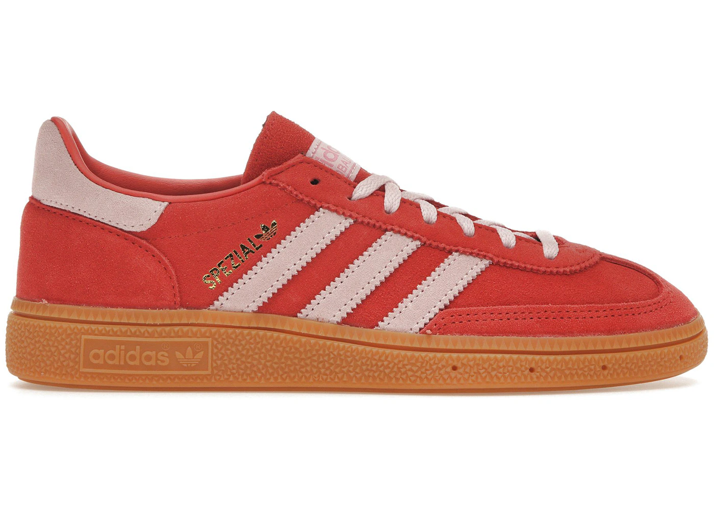 adidas Handball Spezial Bright Red Clear Pink (Women's) - IE5894 - US adidas Handball Spezial Bright Red Clear Pink (Women's) - IE5894 - US