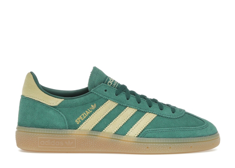 Pre-owned Adidas Originals Handball Spezial (women's) Sneakers In Collegiate Green/almost Yellow/gum