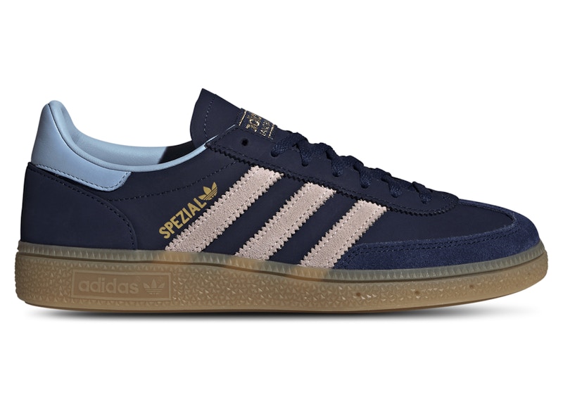 Pre-owned Adidas Originals Handball Spezial (women's) Sneakers In Dark Blue/wonder Quartz/clear Sky