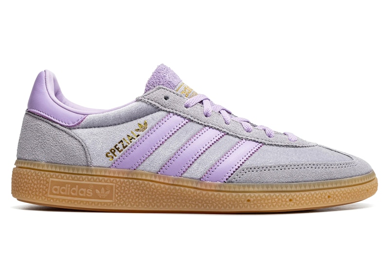 Pre-owned Adidas Originals Handball Spezial (women's) Sneakers In Glory Grey/powder Plum/gum 3