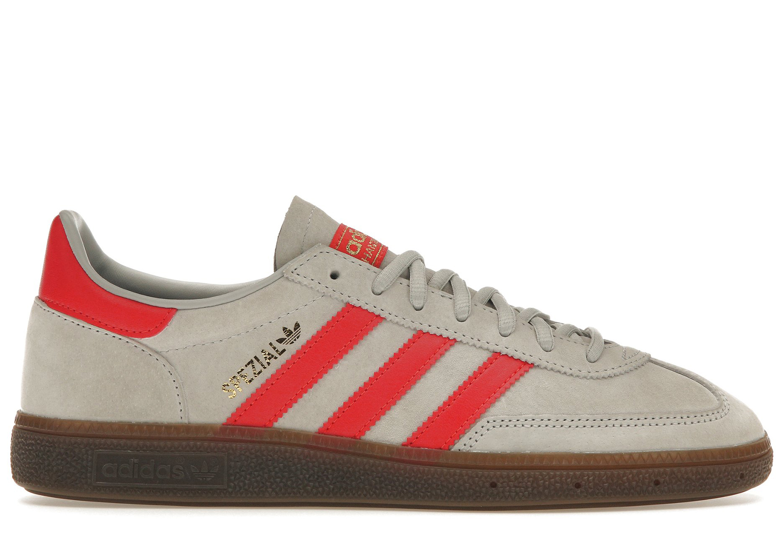 adidas Handball Spezial Grey Hi Res Red Men s EF5747 US