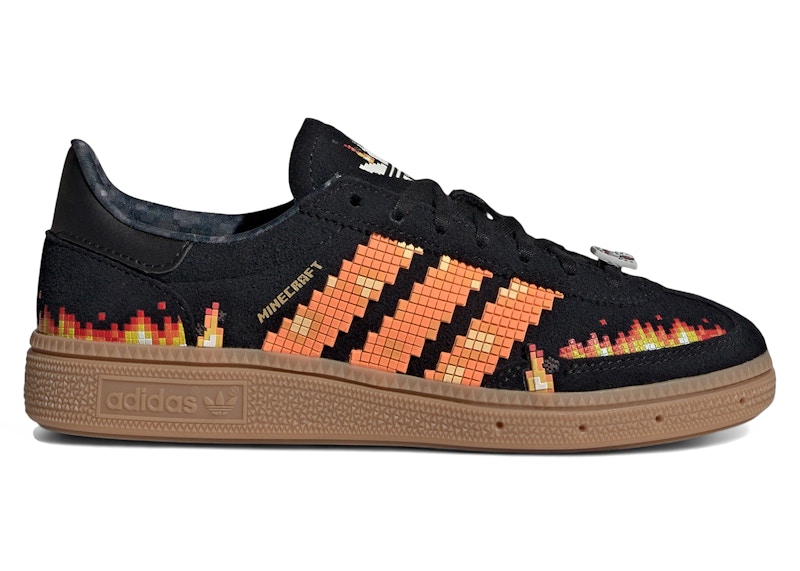 adidas Handball Spezial Minecraft Black Pure Orange (GS) - IH1737 - US