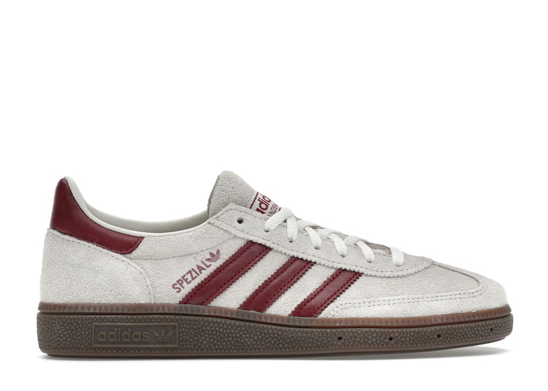 adidas Handball Spezial Off White Collegiate Burgundy Women s JH8699 US