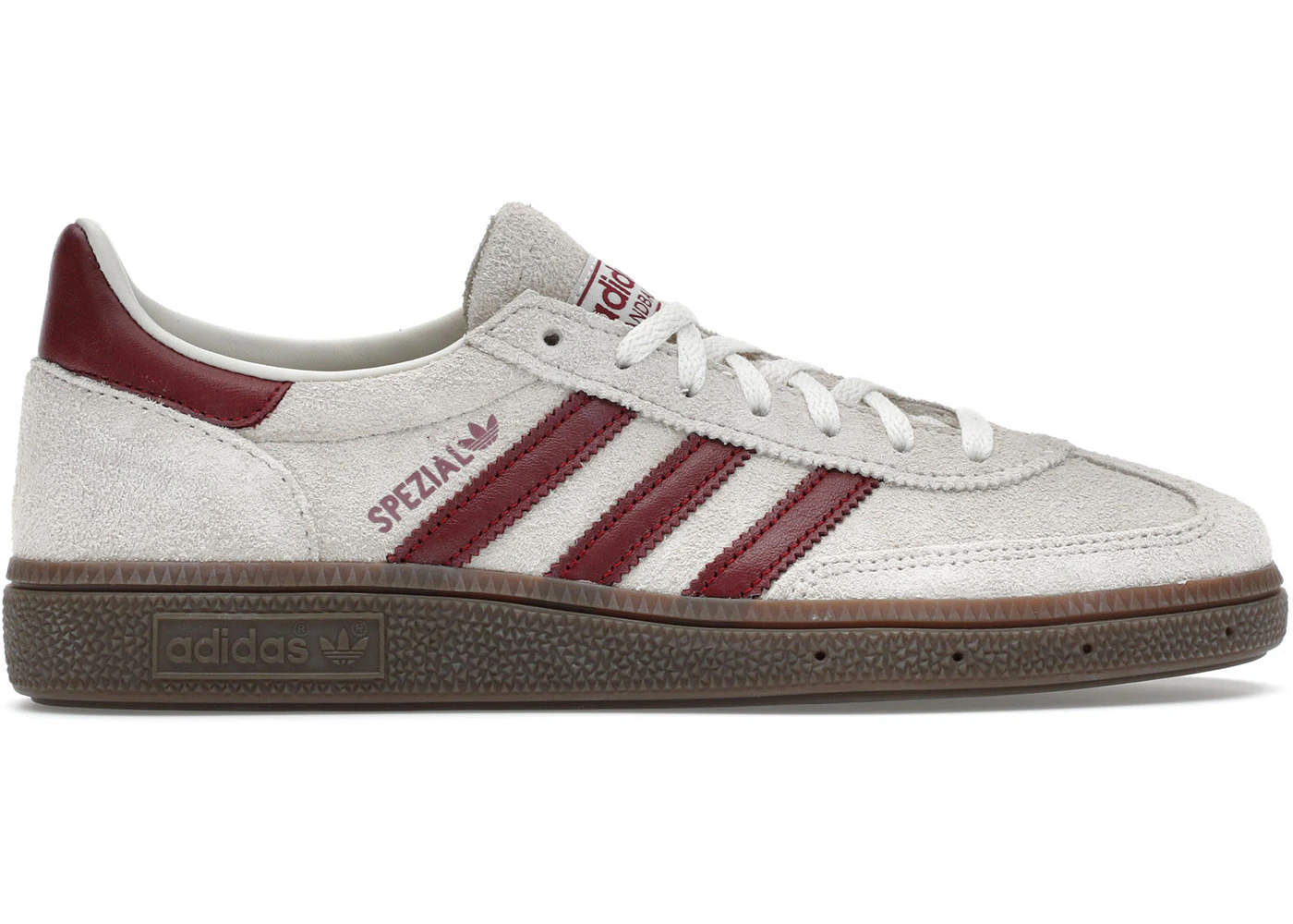 adidas Handball Spezial Off White Collegiate Burgundy (Women's