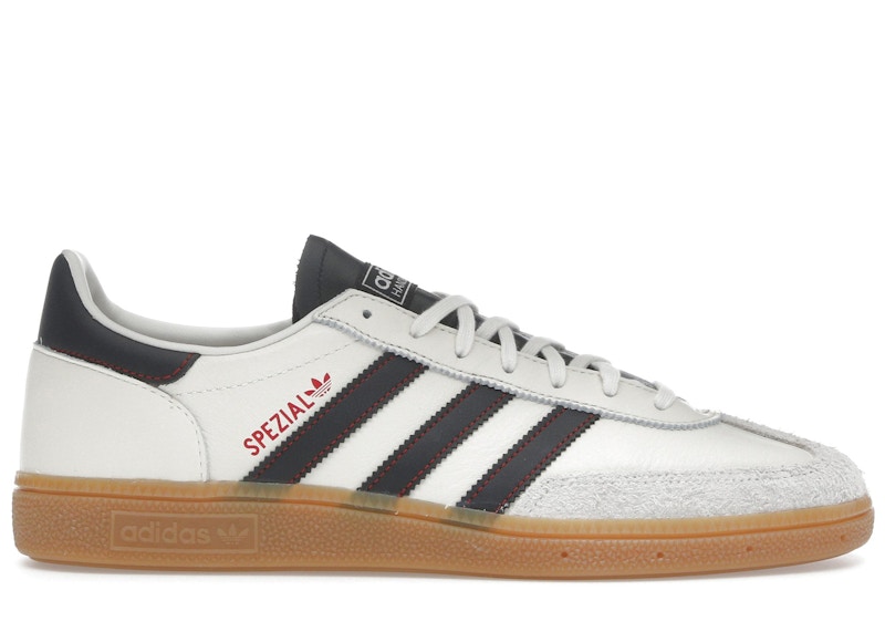 adidas Handball Spezial Off White Core Black Red Men's - JH6398 - US