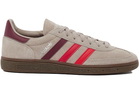 adidas Handball Spezial Silver Pebble Red Men's JI1027 US