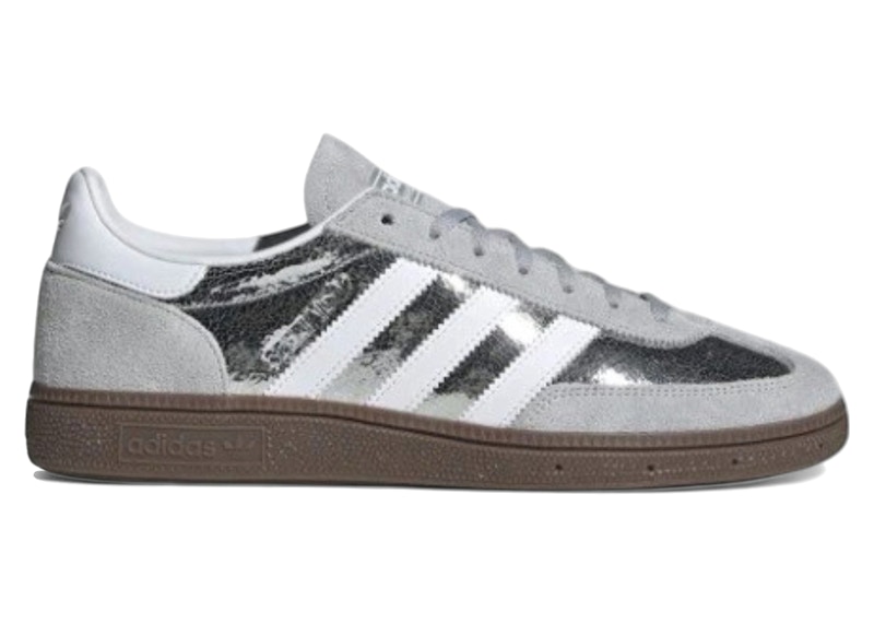 adidas Handball Spezial Silver White Cracked Men's - JR6511 - US