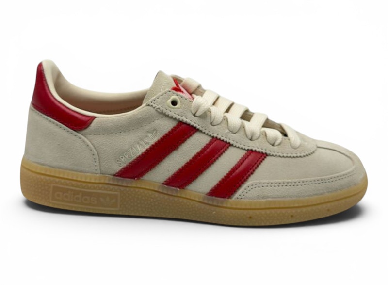 Adidas Handball Spezial Valentine's Day (2026) (Women's) Sneakers in Cream White/Better Scarelet Red/Sandy Pink