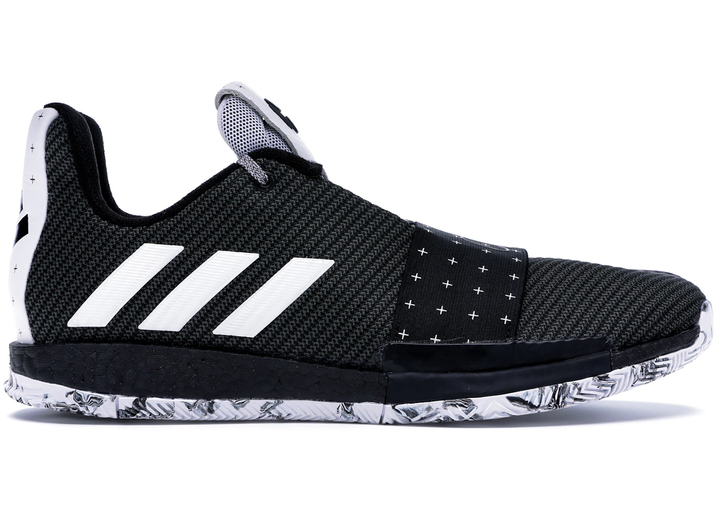 adidas Harden Black White Men's BB7723 US - Main Image