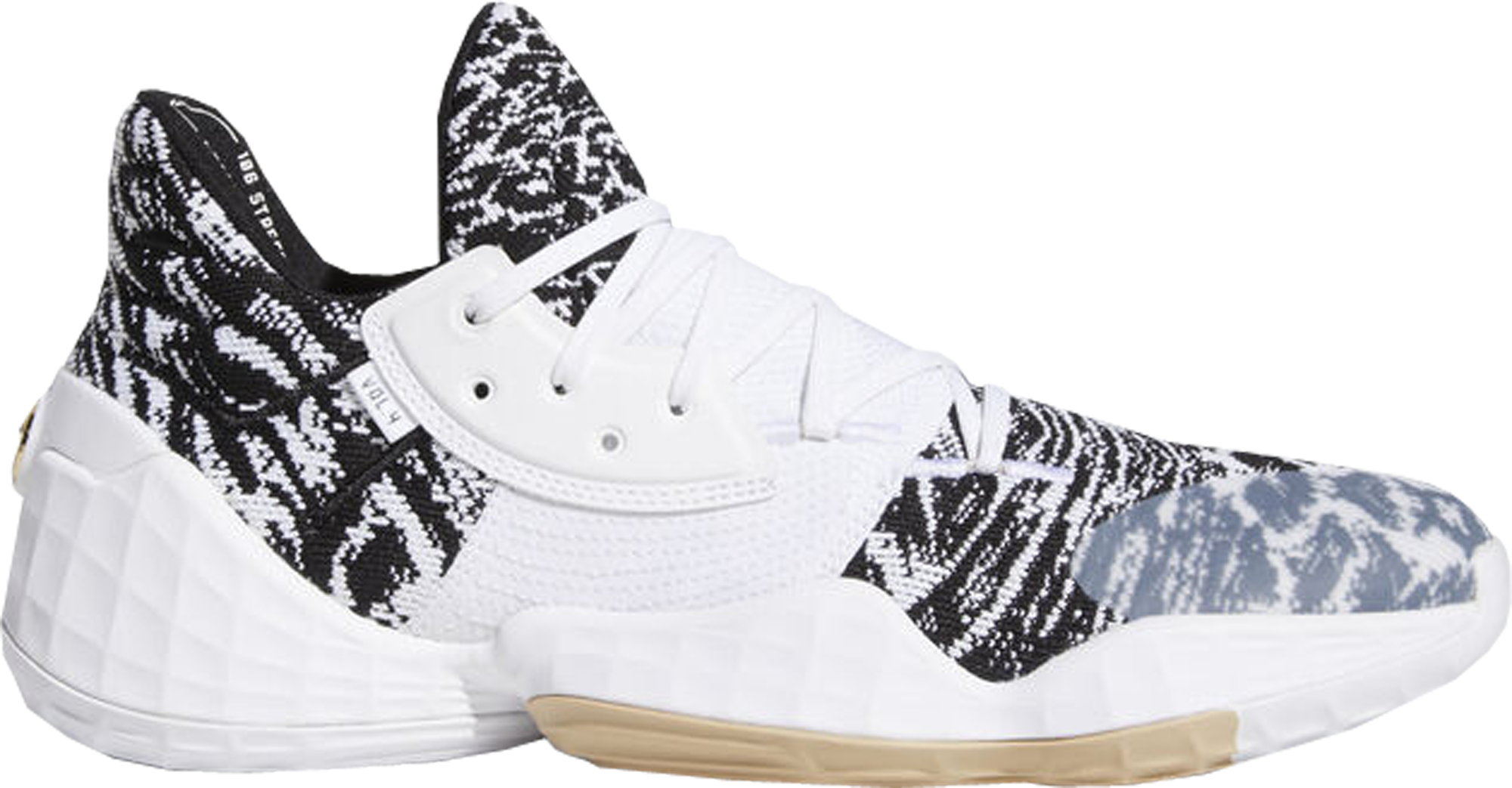 adidas harden vol 4 black and white