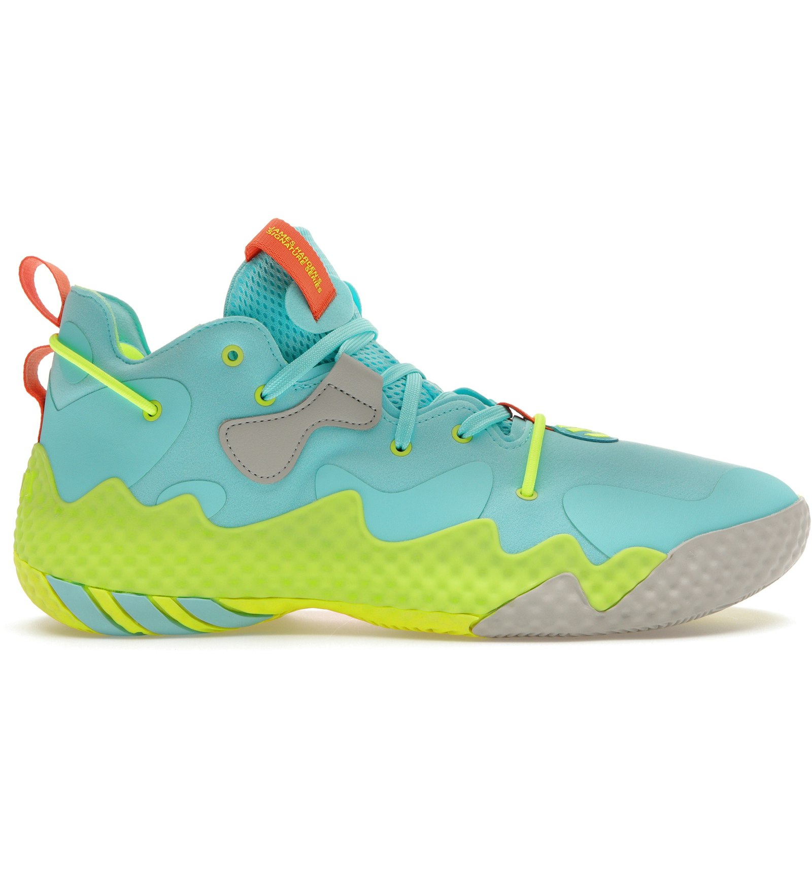 adidas Harden Vol. 6 Pulse Aqua Solar Yellow - GV8703 - US