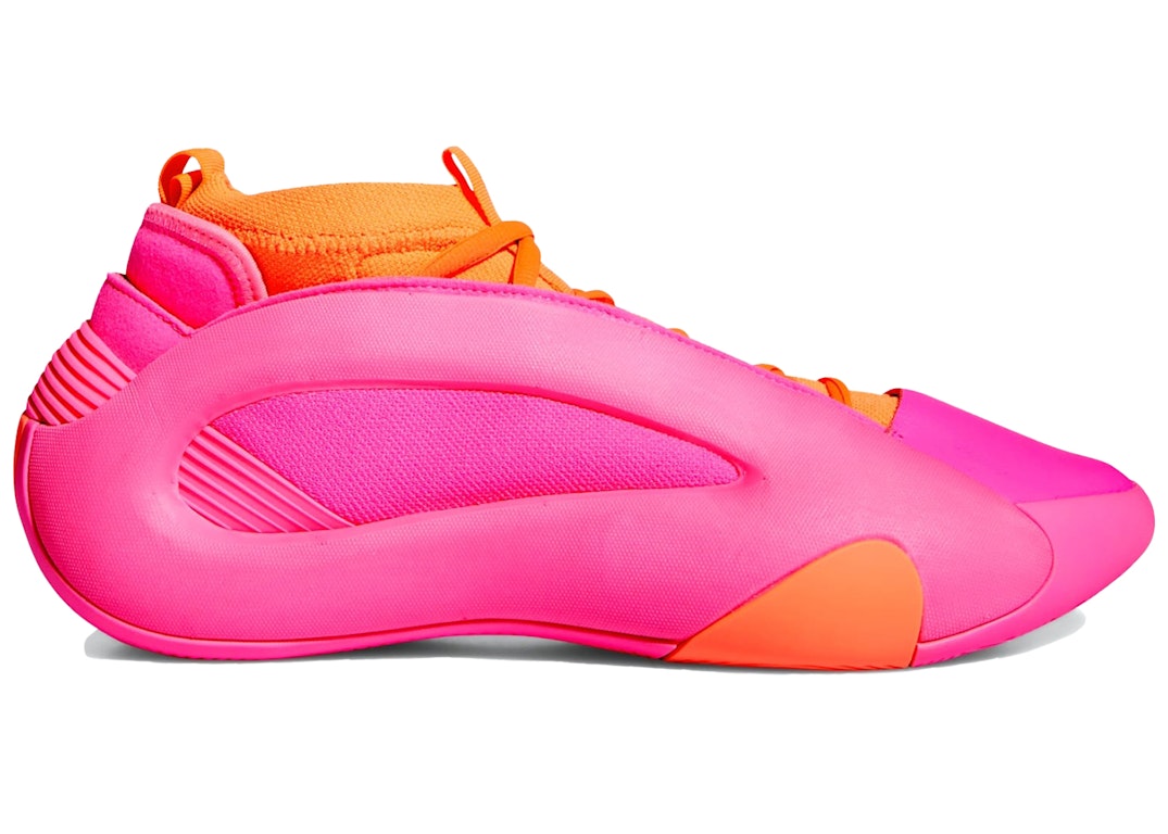 Pre-owned Adidas Originals Adidas Harden Vol. 8 Flamingo Pink In Lucid Pink/solar Red/impact Orange