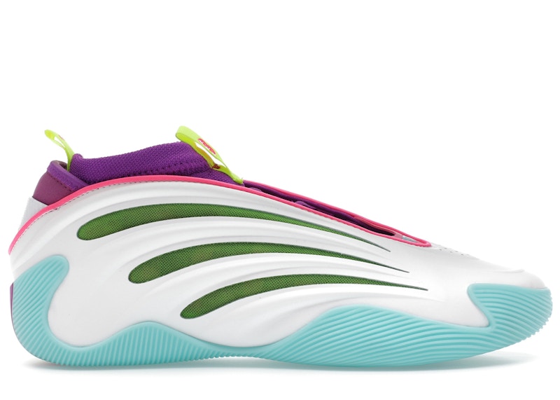 【美品】adidas Harden Vol. 9 adidas Harden Vol. 9 Jalen Williams White Lucid Lime Pink