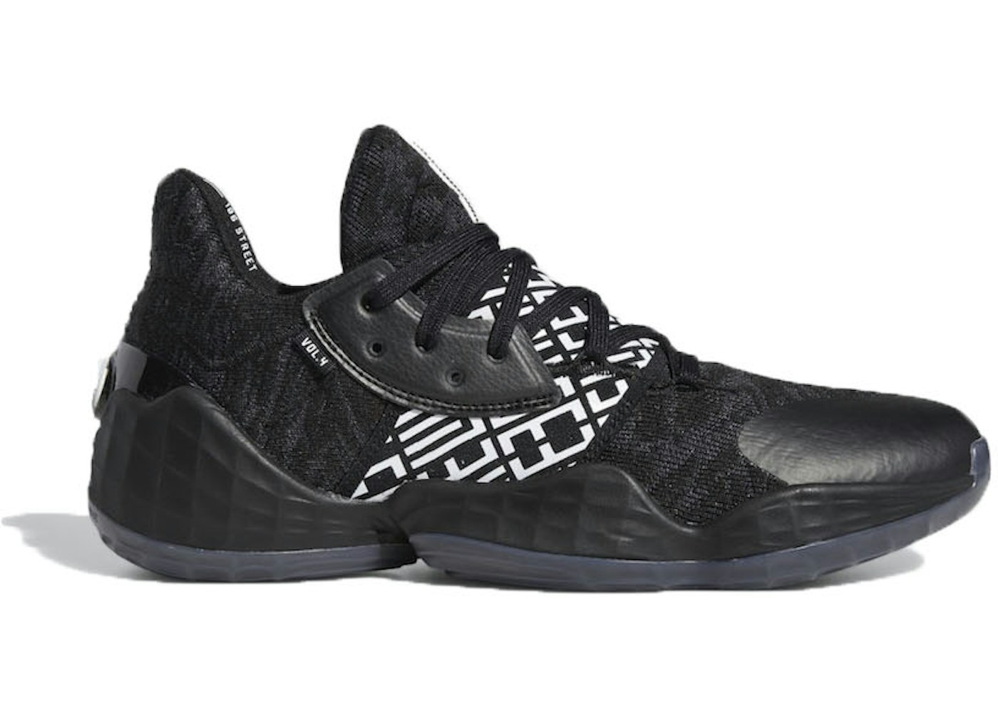 adidas Harden Vol. 4 Black White - EH2410