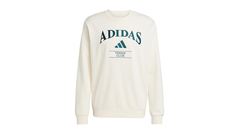 【Adidas コリア】 adidas Heritage Graphic Crew Sweatshirt adidas Heritage Graphic Crew Sweatshirt - White | Free