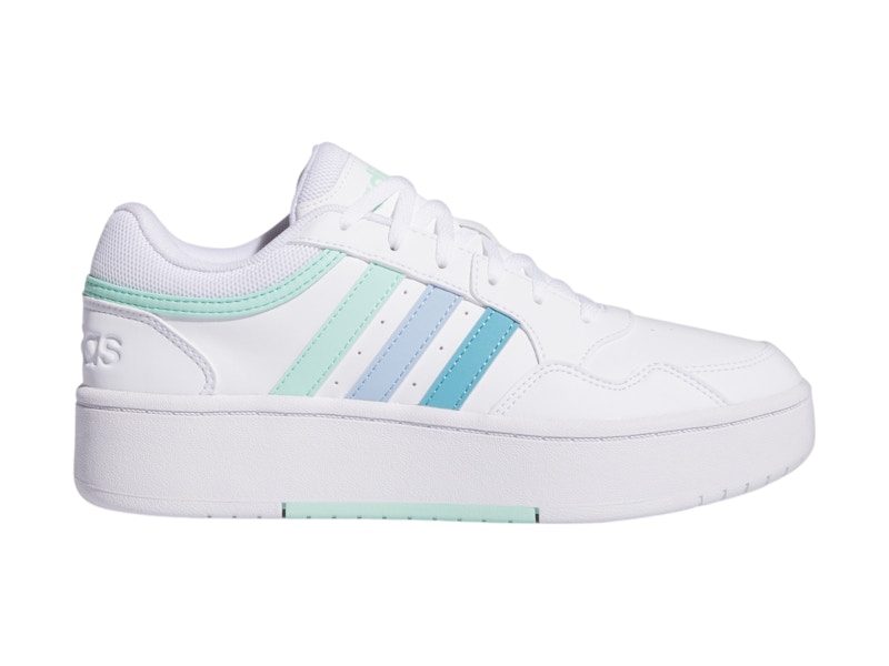 Pre-owned Adidas Originals Hoops 3.0 Bold (women's) Sneakers In Cloud White/preloved Blue