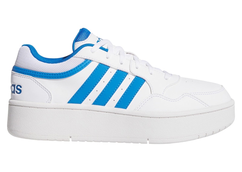 adidas Hoops 3.0 Bold White Blue Bird (Women's) - JI3455