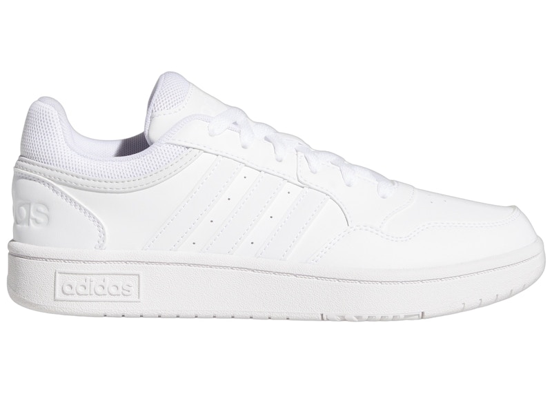 Pre-owned Adidas Originals Hoops 3.0 Low Classic (women's) Sneakers In Cloud White/dash Grey